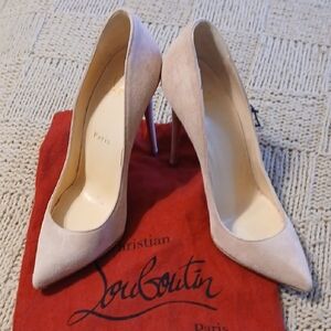 Christian Louboutin Nude Stiletto Heels